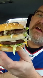 Digging into the Grand Mac in Buffalo, NY! 🍔🥒 #mcdonalds #eatingfood #shorts #shortsvideos | KBDProductionsTV