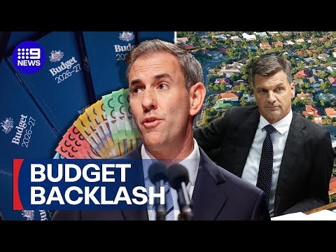 Treasurer facing backlash over Federal Budget | 9 News Australia