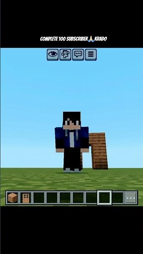 Invisible Door Trick in Minecraft! 🤫 #shorts