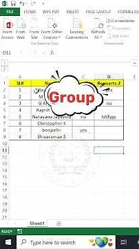 Excel Group & Ungroup Rows and Columns | Organize Data Easily with Outline Feature#excel #group