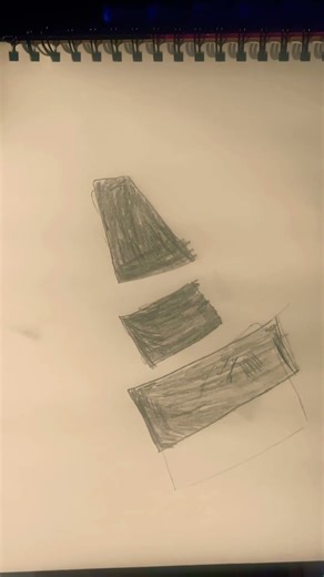 Drawing Adidas logo with pen drawing on paper