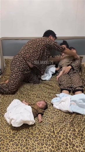 The 2 AM sleep battle… and Dad loses!