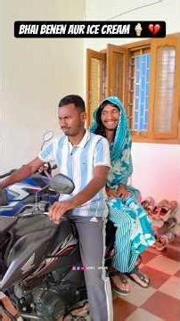 Bhai Behen Aur Ice Cream 🍦 💔 #shorts #comedy #ytshorts #siblings