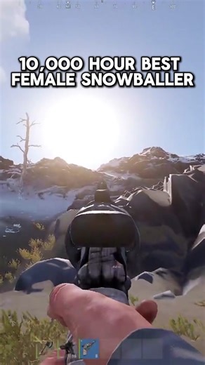 Best Female Snowballer in Rust Game