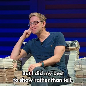 From a special one-off live event, I chatted to Rob Delaney where he shared the importance of acknowledging other people's grief. Full interview avaialble via my YouTube. | Russell Howard