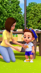 Poor Brody got a little boo-boo while playing today 😢💔 but he's tough and already back to his happy self! 💪 #Brody #Booboosong #Bebefinn | Bebefinn