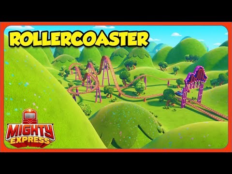 Mighty Big Rollercoaster! (Compilation) | Mighty Express | Cartoons For Kids