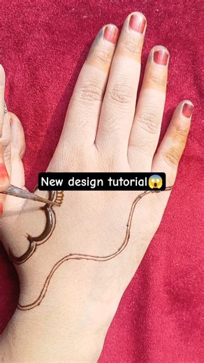 beautiful new trending mehndi design😍you'll love🥰#shorts #viral #mehndi #trending #new #tutorial