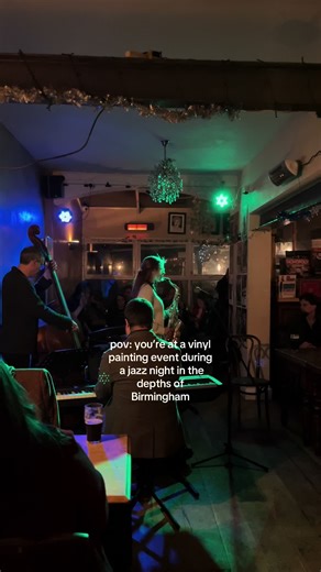 Experience Jazz and Vinyl Painting in Birmingham