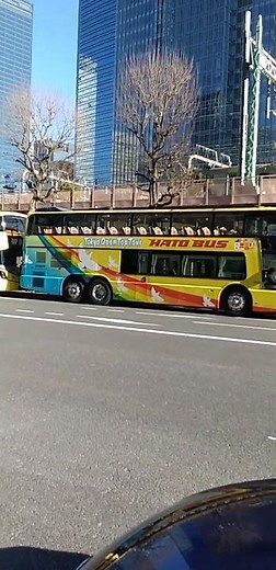 Tokyo Bus モモ鉄駅を巡る♯はとバス♯HATO Bus♯東京観光
