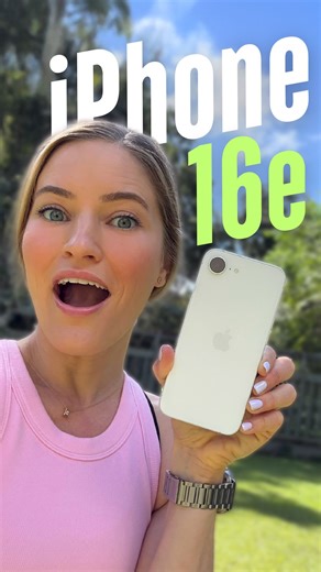 iJustine on Instagram: "Wow here it is! The latest iPhone in Apple’s lineup - the 16e. I have a full review up as well if you wanna check that out but here’s an unboxing and some tech specs! What do you think?"