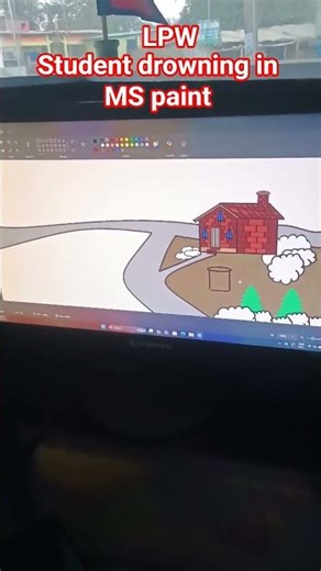 Creative Designs Made Easy: MS Paint Skills at Our Computer Training Center #ytshorts #mspaint