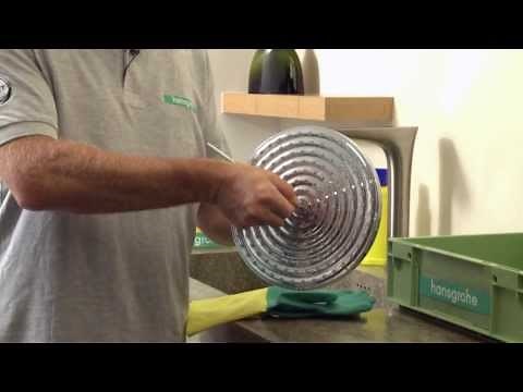 Entkalken und reinigen einer Kopfbrause: Hansgrohe Raindance 240