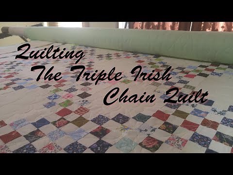 Quilting The Triple Irish Chain Quilt