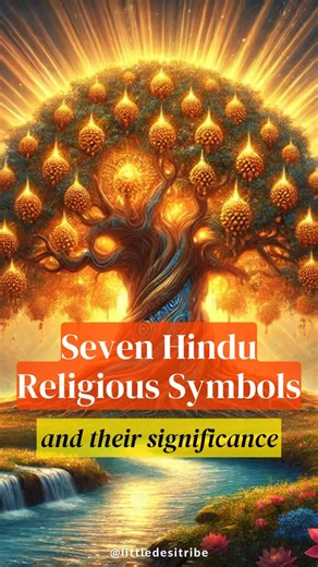 ✨ Seven Hindu Religious Symbols & Their Significance ✨ From the sacred sound of Om to the divine Kalpavriksha, Hindu symbols carry deep spiritual meaning and timeless wisdom. 🌼📿 Each symbol — Om, Swastika, Trishul, Kalash, Shankha, Lotus, and Kalpavriksha — teaches us about faith, balance, purity, devotion, and abundance in everyday life. These symbols are not just signs — they are reminders of how to live with awareness, gratitude, and respect for the divine in all things. #hinduwisdom #india
