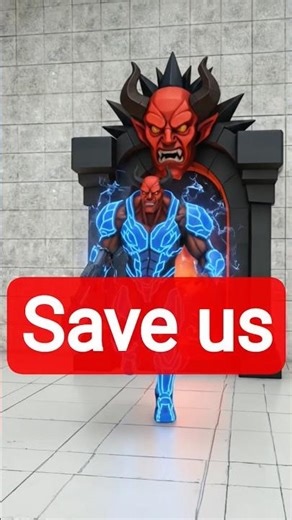 The Invasion Begins: Demon with Advanced Tech Armor! 😈💥 #future