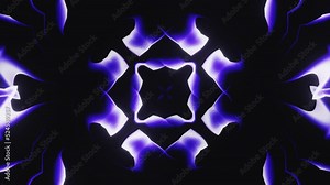 Abstract purple flash kaleidoscope vj loop animation