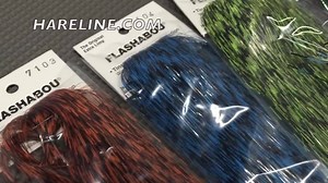 Grizzly Barred Flashabou is quickly becoming a favorite of many... Check it out at your local fly shop and Hareline Dubbin dealer. If you've tried it, let us know what you think??? | Hareline Dubbin
