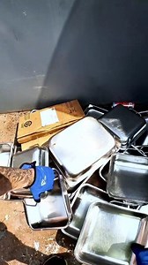 79K views · 1K reactions | Restaurant dumpster was loaded with expensive pans!! #dumpsterdiving #chef #cook #kitchen | Dumpster Dive King | Facebook