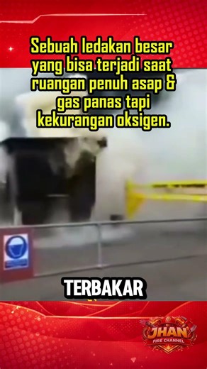 CAUTION! Why is it so dangerous to open doors and windows during a fire? #firefighters #explosion...