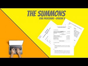 Before Drafting a Summons, This Is What You Must Know