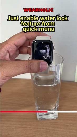 ⌚🔥 Apple Watch SE 2 ⌚🔥 Water Lock Feature #shorts #applewatchse2 #apple
