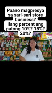 4K views · 59 reactions | Paano magpresyo ng mga paninda sa sari-sari store business? #businesstips #business #negosyo #NegosyongPatok #sarisaristore #store #TINDAHAN | Jucinette Briones | Facebook