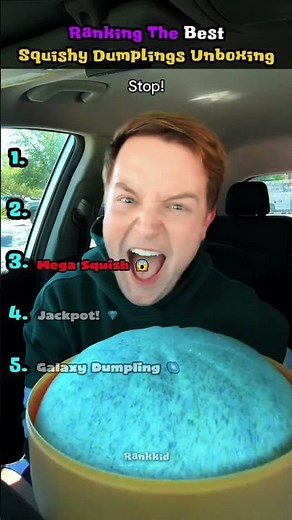 Ranking The Best Squishy Dumpling Unboxing Moments 🥟 #shorts #squishy #unboxing #toyreview #viral
