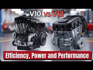 V10 vs V12 Engine Comparison: Differences in Design, Efficiency, Power and Performance