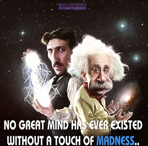 149K views · 3.4K shares | Albert Einstein and Nikola Tesla - Geniuses with a touch of madness | Quantum World: Awaken Your Mind | Facebook