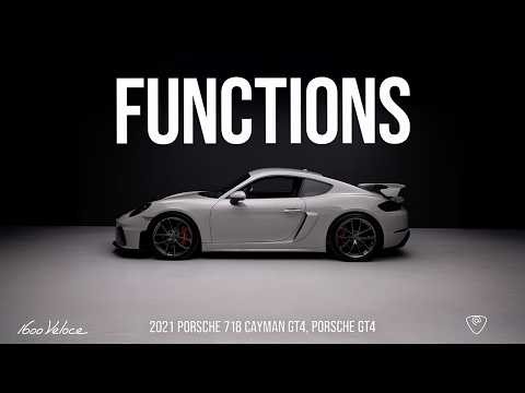 2021 Porsche 718 Cayman GT4 | Functions