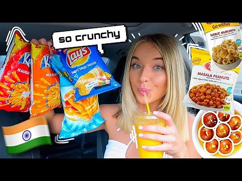 Trying INDIAN SNACKS for the FIRST TIME (part 2)