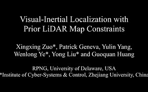 Visual-Inertial Localization with Prior LiDAR Map Constraints