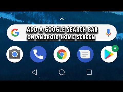 How To Add a Google Search Bar On Android Home Screen (full guide).