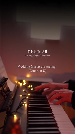 Bruno Mars Risk It All Wedding Entrance #piano #wedding #weddingplanning #2026bride #romantic #brideentry #2026bride #justengaged #weddingplanning #weddingideas #weddingtok