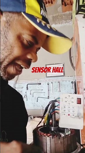 Como testar o sensor hall com motor aberto.#sensorhall #bicicletaeletrica #mecanicabicicletaeletrica