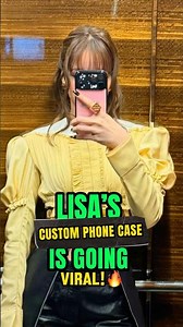 LISA’s Custom Phone Case Is Going Viral!!! 🔥 #lisa #shorts #viral