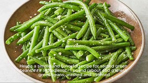 green beans recipe