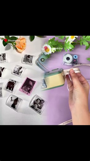 Phomemo M150 label maker can print labels, photos and colorful stickers without any ink!