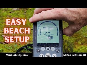 Setup Your Minelab Equinox For Beach Detecting in 5 minutes! Yes Only 5 Minutes.