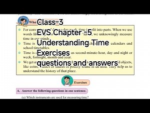 Class 3 EVS Chapter 5 – Understanding Time | Maharashtra Board | Questions and Answers