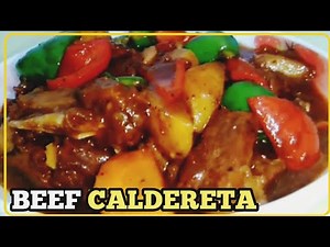 How to Cook Filipino Style Beef Caldereta