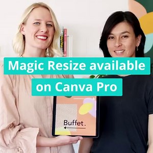 317K views · 125 reactions | ✋ Never waste time cropping and resizing your designs again. With Canva Pro’s Magic Resize feature, you can design once and use it everywhere. | Canva | Facebook
