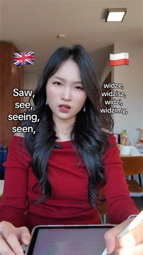 Kiedy uczę się polskiego🤣obserwuj mnie🥰#kultura #polska #Poland #Chinese#language #polish