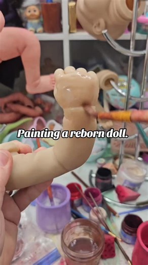 1.3K views · 20 reactions | Painting a reborn doll #reels #reelsviral #reelsinstagram #reborn #baby #work #art #rebornbaby #instagood | Nlovewithreborns2011 | Facebook