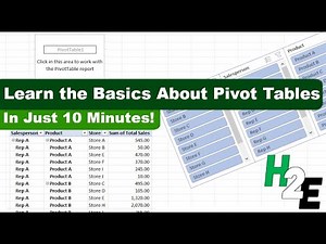Learn the Basics of Pivot Tables in 10 Minutes!