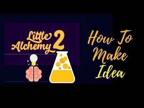 Little Alchemy 2-How To Make Idea Cheats & Hints