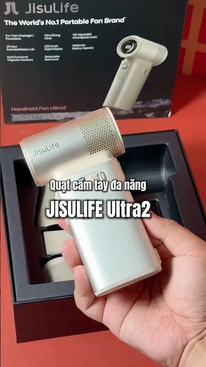 Quạt cầm tay Jisulife Ultra 2 #pinoreview #reviewlamdep #jisulife #jisulifeultra2