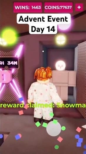 Squid Game X- Advent Event Day 14 Reward: Snowman Mask ⛄️ (Roblox)