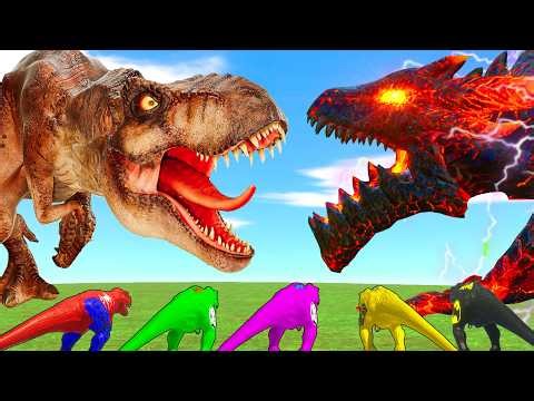 Dinosaurus Jurassic World Dominion: T-rex/ Brachiosaurus/ Skibidi/ Spider-Man/ KingKong/ KingGidorah